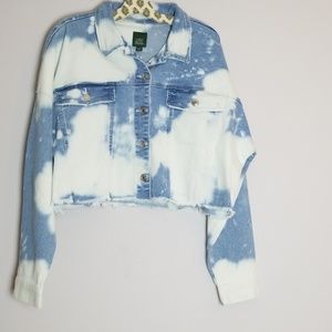 distressed denim jacket target